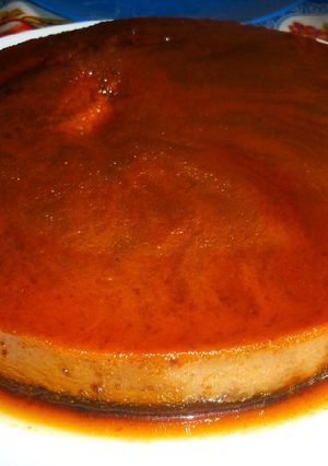 Una foto de Pastel imposible/ chocoflan