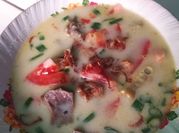 Gambar sup daging sapi kuah susu