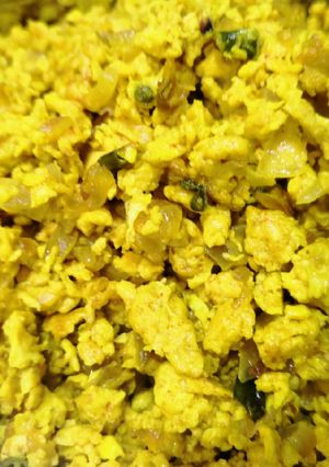 A picture of Recipe of egg bhurji.