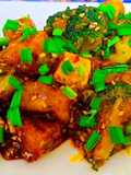 Pan Fried Sesame Tofu & Broccoli