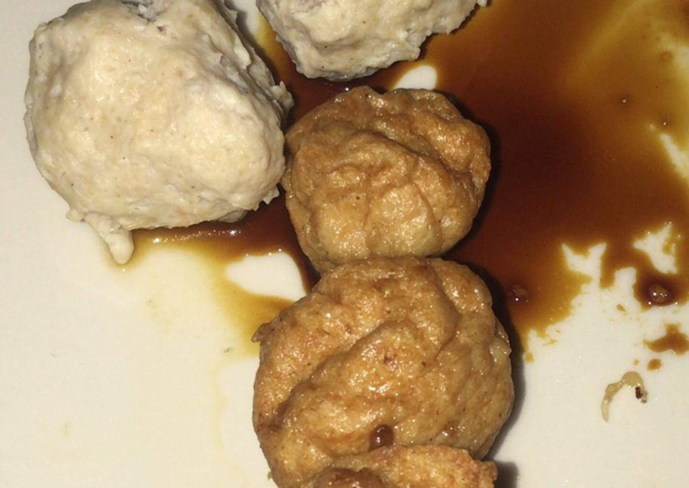 Baso ayam goreng