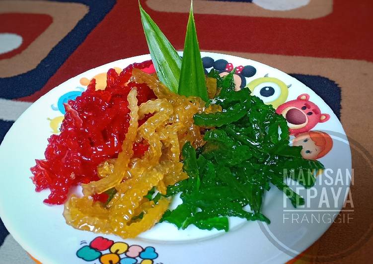 Resep Manisan pepaya simpel Anti Gagal