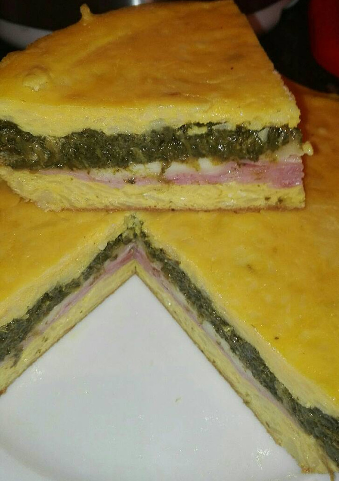 Una foto de Tortilla de patatas rellena en la olla GM g