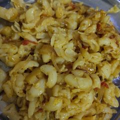 A picture of Masala macroni.