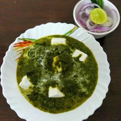 Palak paneer (english) A picture of Palak paneer (english).