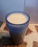 Licuado de manzana, banana y naranja