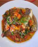 Cá chim đen sốt cà