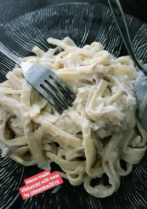 Foto resep Creamy Tuna Fettuccine