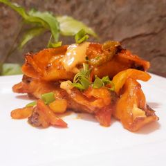 A picture of Pan fried veg momos.