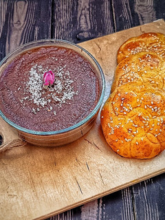 عکسی از دستور کاچی سمولینا و آرد نخود چی🍁