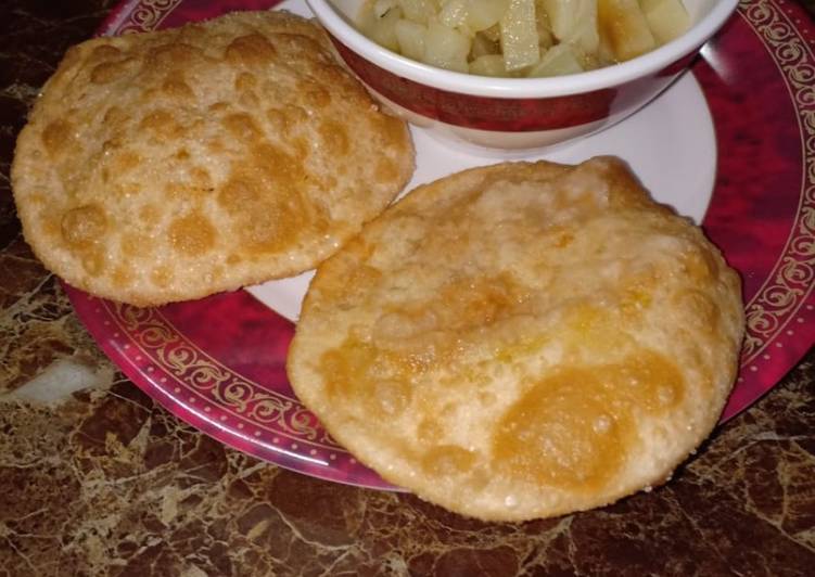 Tasy Daal puri and white potato curry