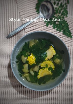 Foto resep Sayur Bening Daun Kelor