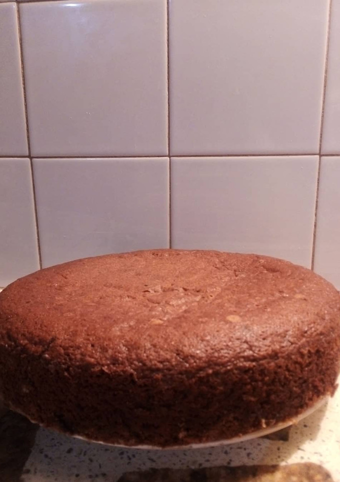 Una foto de Torta de chocolate y banana