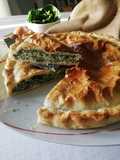 Pizza sfogliata spinaci e ricotta