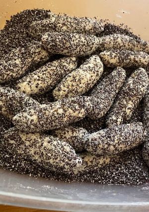 TudatosantESZEM gyors "mákos guba" nudli, főzés nélkül (fogyókúrába illeszthető, lm, bélflóra építő) recept fotója