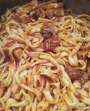 Fideos al huevo y semolin