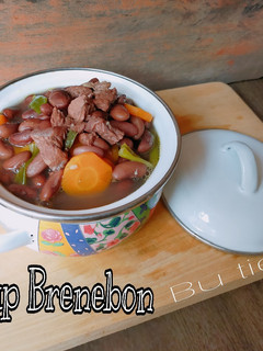 Foto resep Sup Brenebon ala Manado (Sup daging sapi kacang merah)