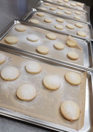 A picture of Buttery shortbread.