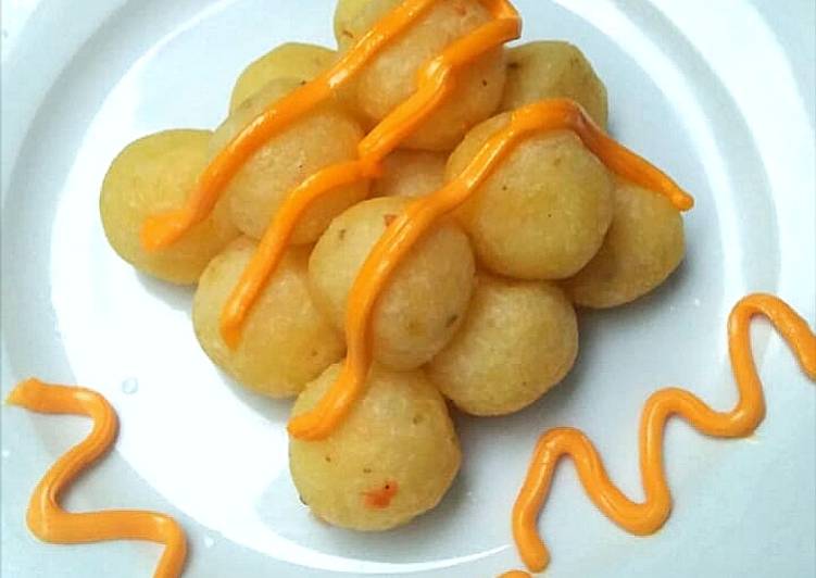 Resep Bola Tangjula (Kentang Keju Mozarella) 😍, Enak Banget