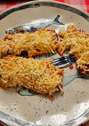Una foto de Filetes pollo gratinados airfryer