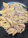Pasta con nata para cocinar