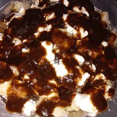 A picture of Falahari Papri chaat.