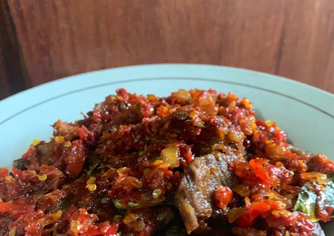 Daging balado by me ❤