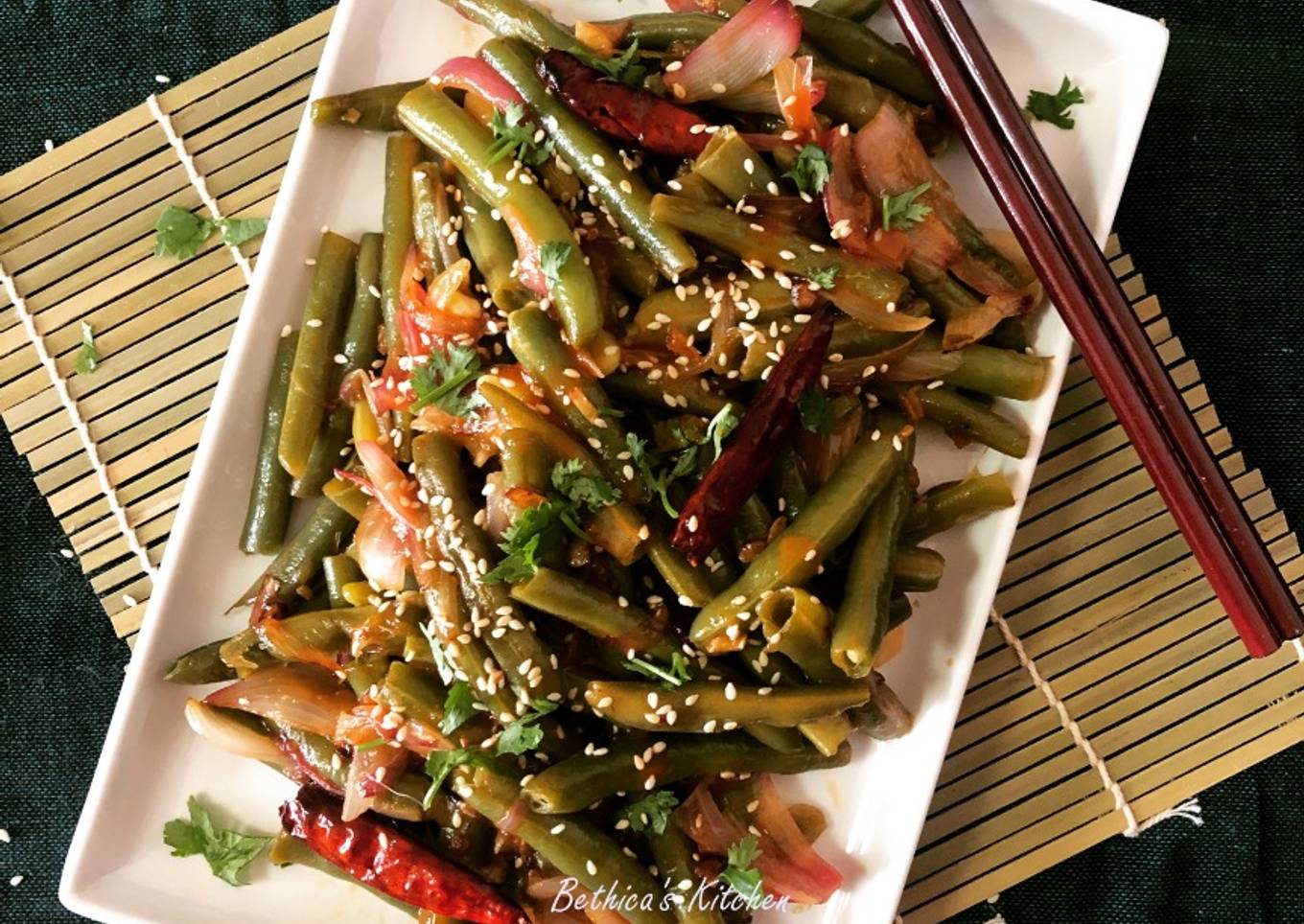 Chinese French Beans Stir Fry