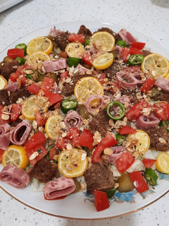 عکسی از دستور سالاد ژامبون