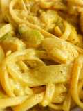 ⭐⭐⭐ Linguines, légumes vapeur et sauce Colombo