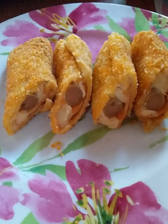 Foto resep Roti tawar goreng isi keju sosis