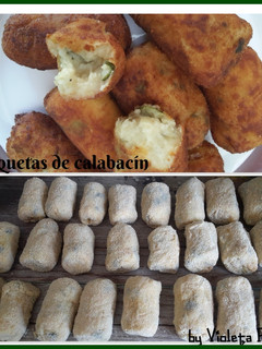 Una foto de Croquetas de calabacín (en thermomix)