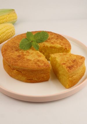 Foto resep Sweet corn mochi cake