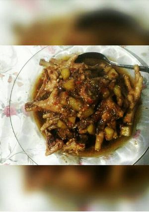Foto resep Ceker Kentang Pedas