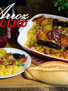 Una foto de Arroz al horno Valenciano