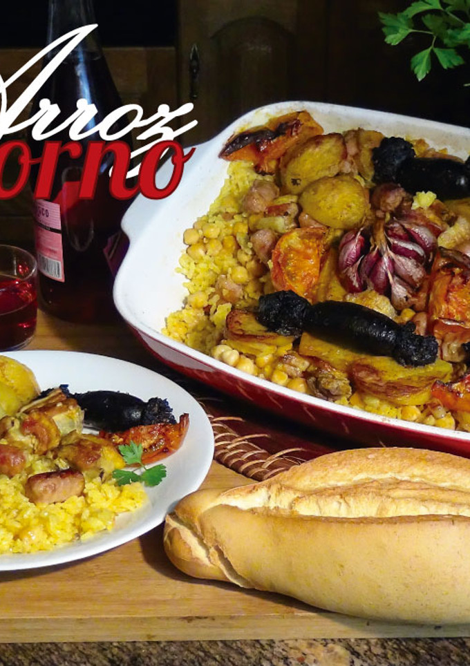 Una foto de Arroz al horno Valenciano