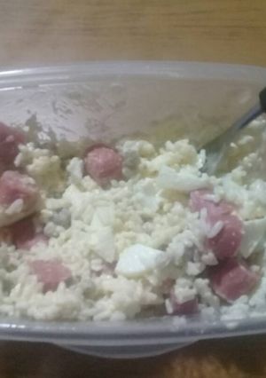 Una foto de Ensalada de arroz fresca !!