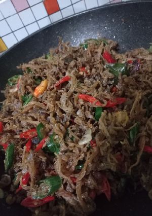Foto resep Ikan asin jambrong cabe ijo