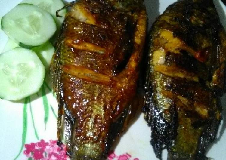 Ikan bakar teflon simpel