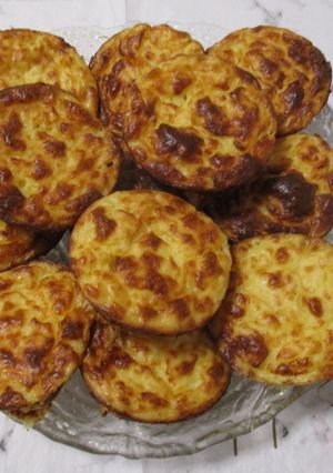 Sajtos 🧀 Burgonyapüré 🥔 Puffancsok 🍽️ recept fotója
