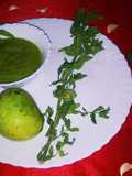 Kairi Mint Jaggery Chutney