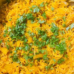Rice pulao A picture of Rice pulao.