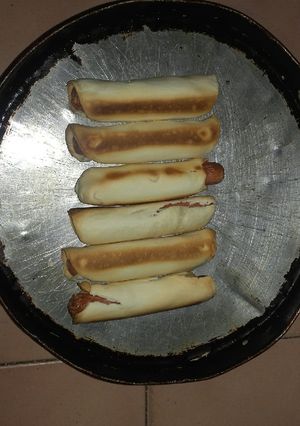 Una foto de Salchichas envueltas