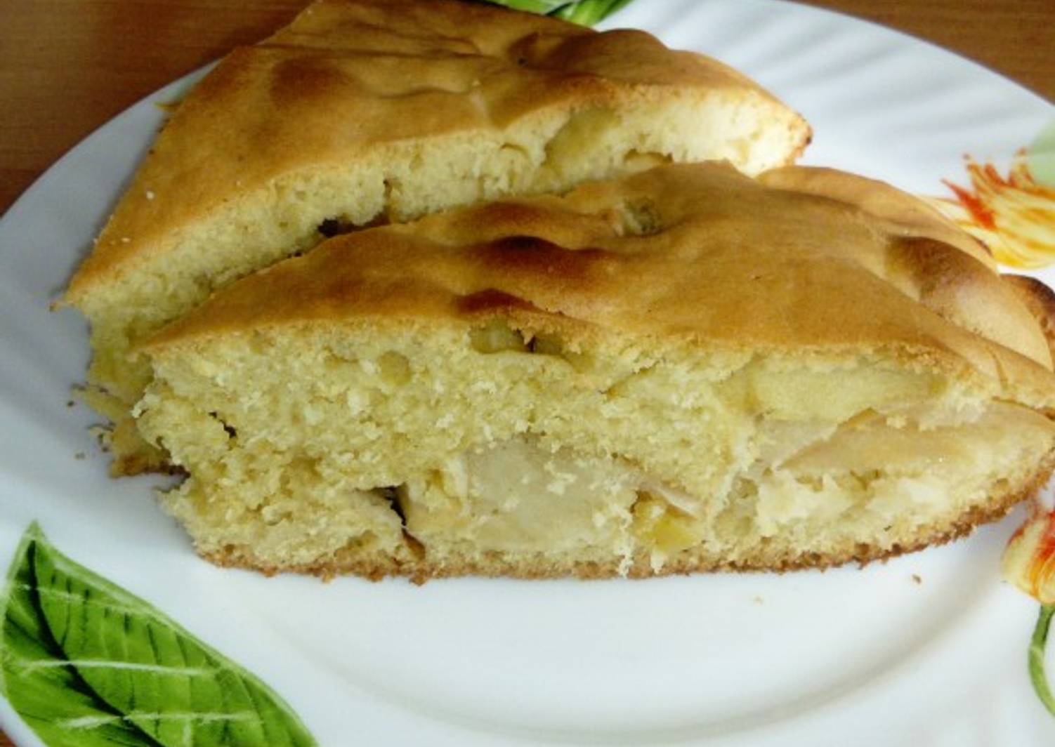 Пирог из яблок тесто с маргарином