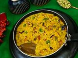 Paushtik Khichdi / Moong Sprouts Daliya Veggie Khichdi /Protein Packed Khichdi For Lunch