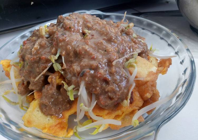 Cara Memasak Cepat Tahu telur bumbu pecel Enak dan Sehat