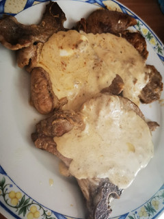 Una foto de Chuletas de cerdo a la crema