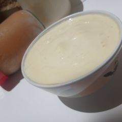 A picture of Homemade mayonnaise.