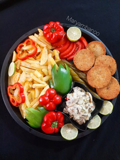 عکسی از دستور شام فوری (کالباس سرخ کرده)