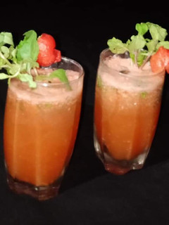 A picture of Melon Mango Mocktail.